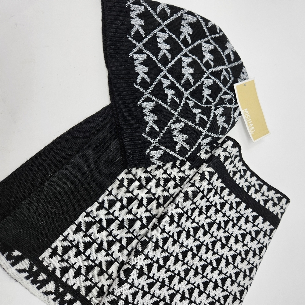 Michael Kors beanie and scarf